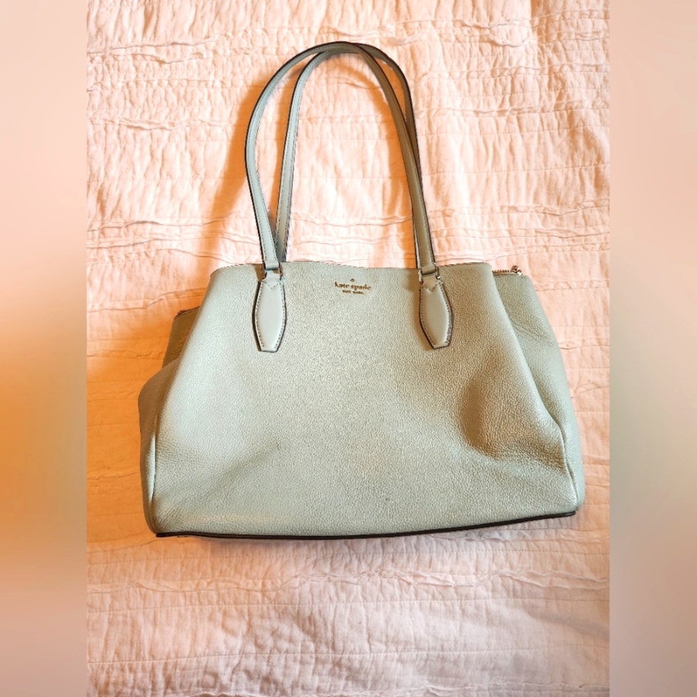 Kate Spade Light Seafoam Green Tote Bag Purse